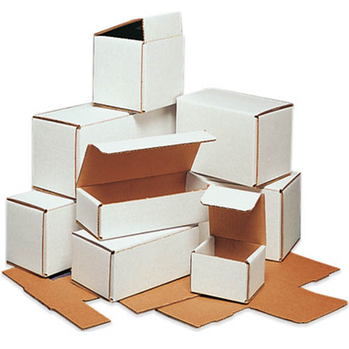 RETT mailer boxes in white color