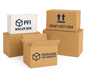 corrugated cardboard boxes by PFI