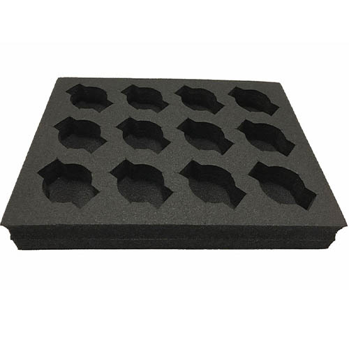 black die cut foam