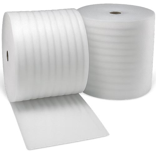 white foam rolls