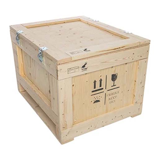 reusable wooden crate