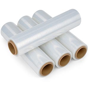 transparent rolls of stretch film