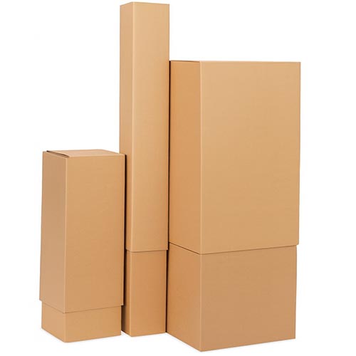 telescopic cardboard boxes