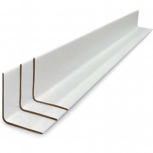 v board edge protector in white