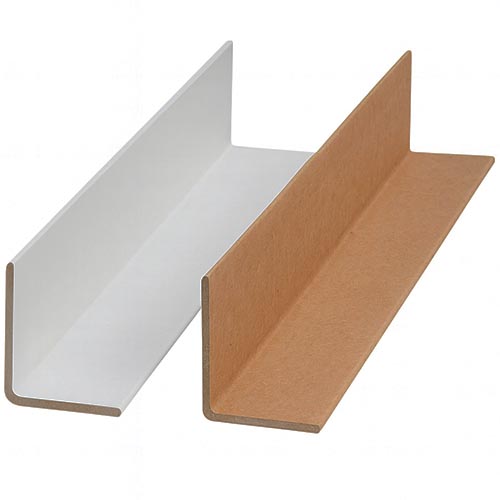 white and kraft cardboard edge protectors