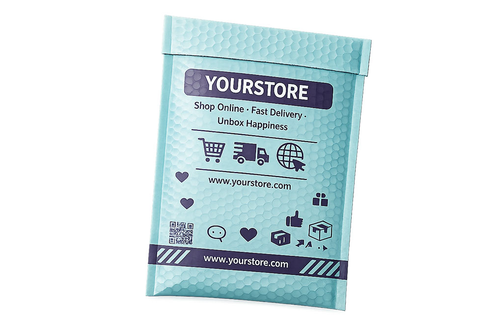 custom bubble mailer for ecommerce packaging