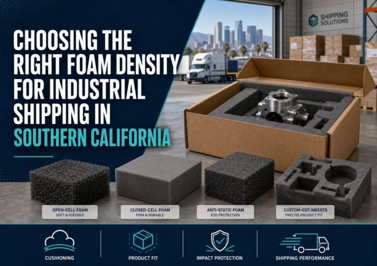Choosing the Right Foam Density for Industrial Shipping in Southern California