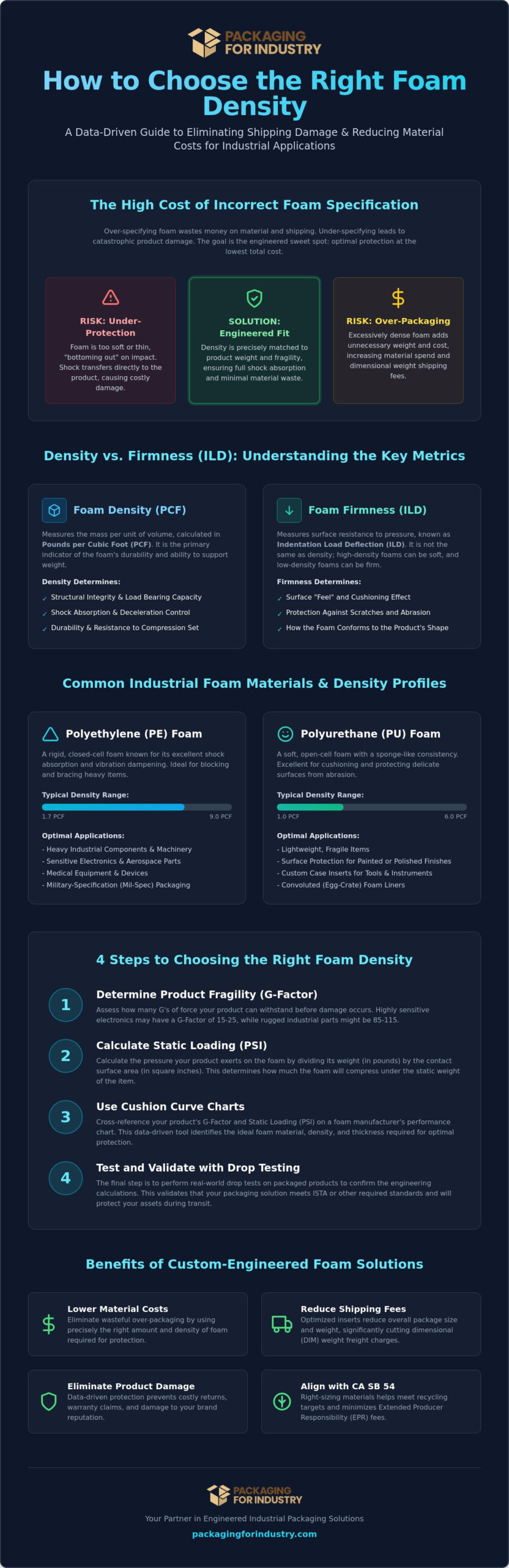 Choosing the Right Foam Density for Industrial Shipping in Southern California