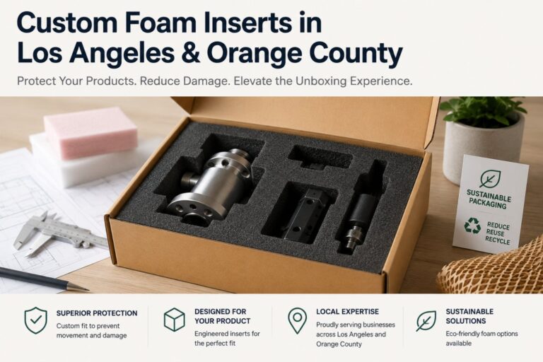 Custom Foam Inserts in Los Angeles & Orange County