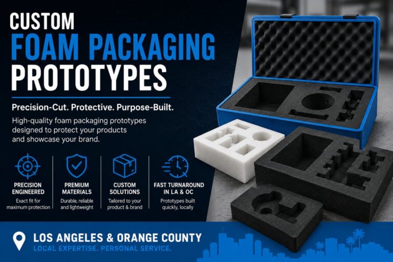 Custom Foam Packaging Prototypes in Los Angeles & OC