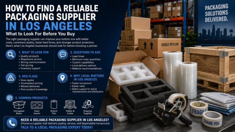 How to Find a Reliable Packaging Supplier in Los Angeles