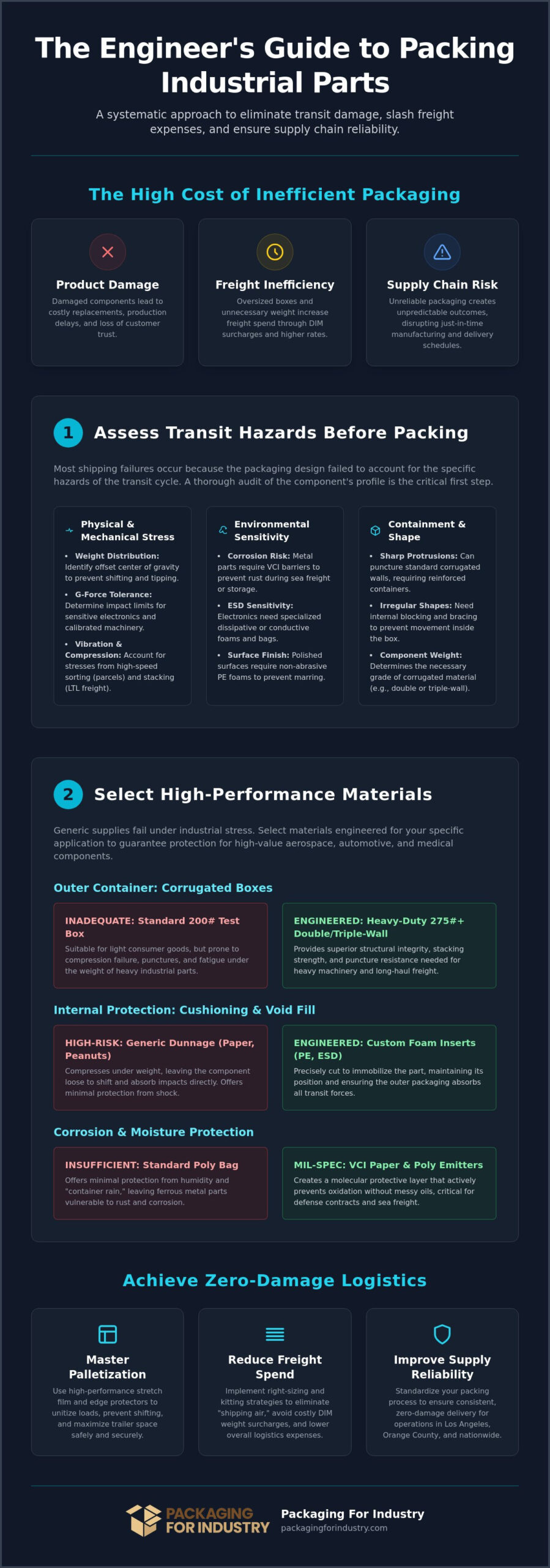 How to Properly Pack Industrial Parts: A Guide for Manufacturers