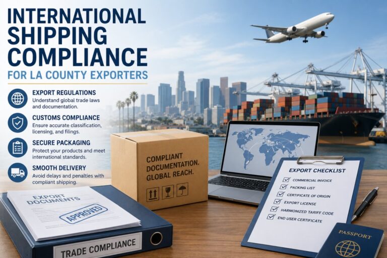 International Shipping Compliance for LA County Exporters