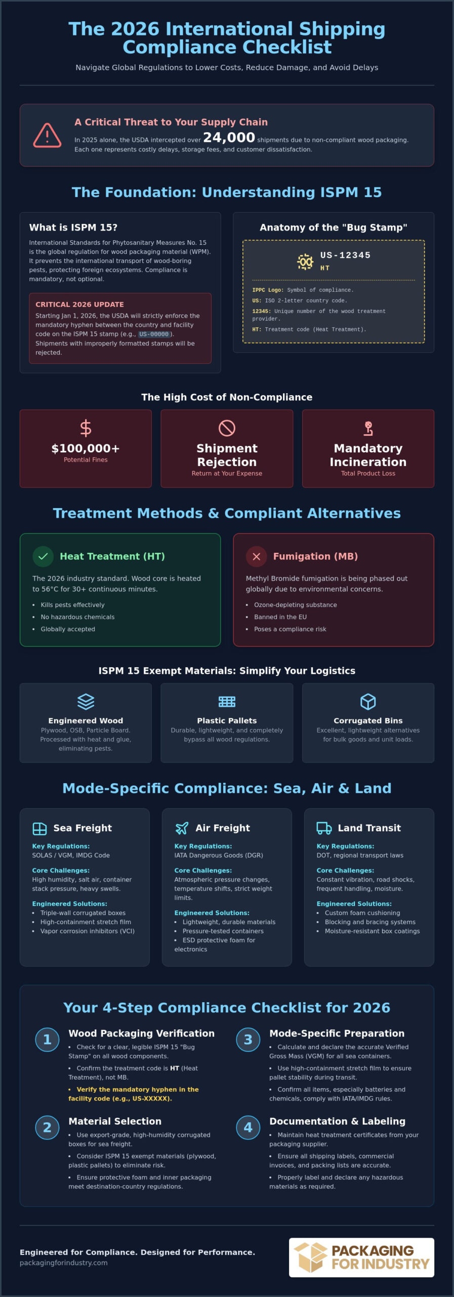 Packaging Compliance for International Shipping: The 2026 Industrial Checklist
