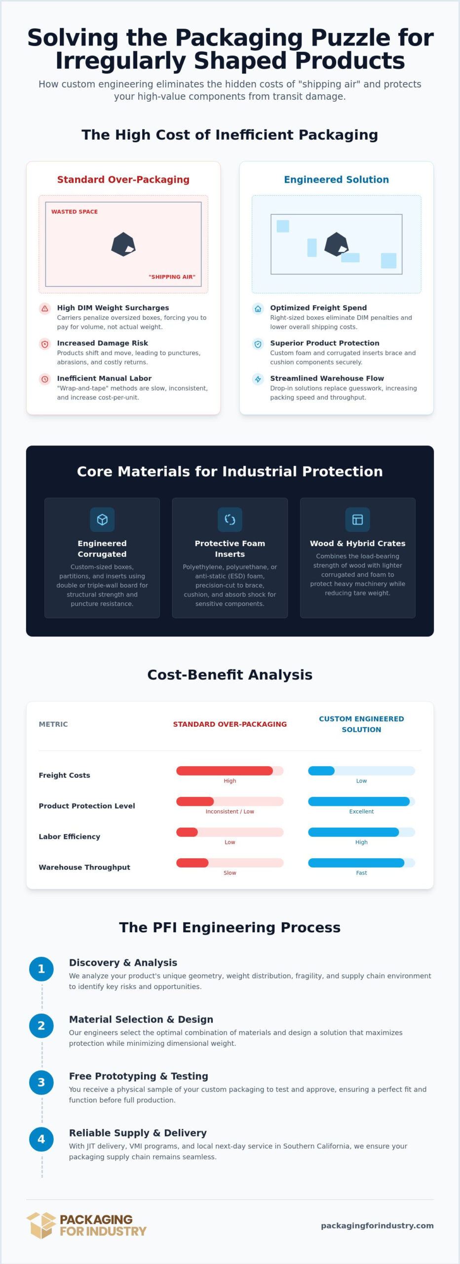 Packaging for Irregularly Shaped Products: Industrial Engineering Guide