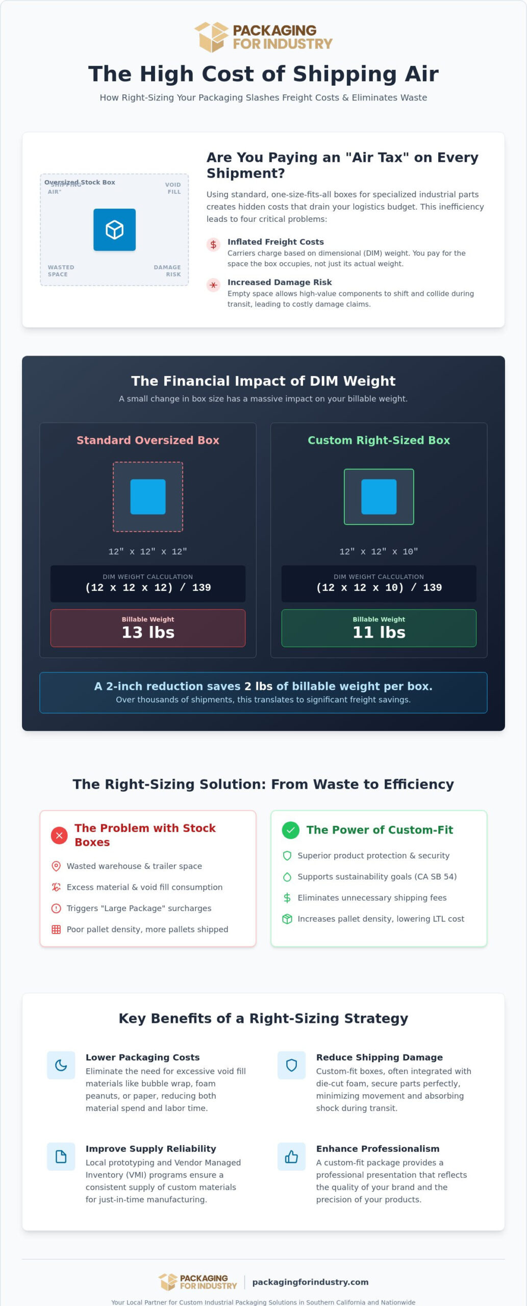 Right-Sizing Packaging Solutions: A Strategy for Industrial Efficiency and Sustainability