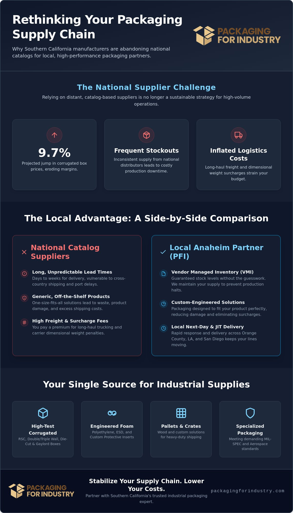 Wholesale Packaging Supply Store Near Me: Southern California Industrial Guide 2026