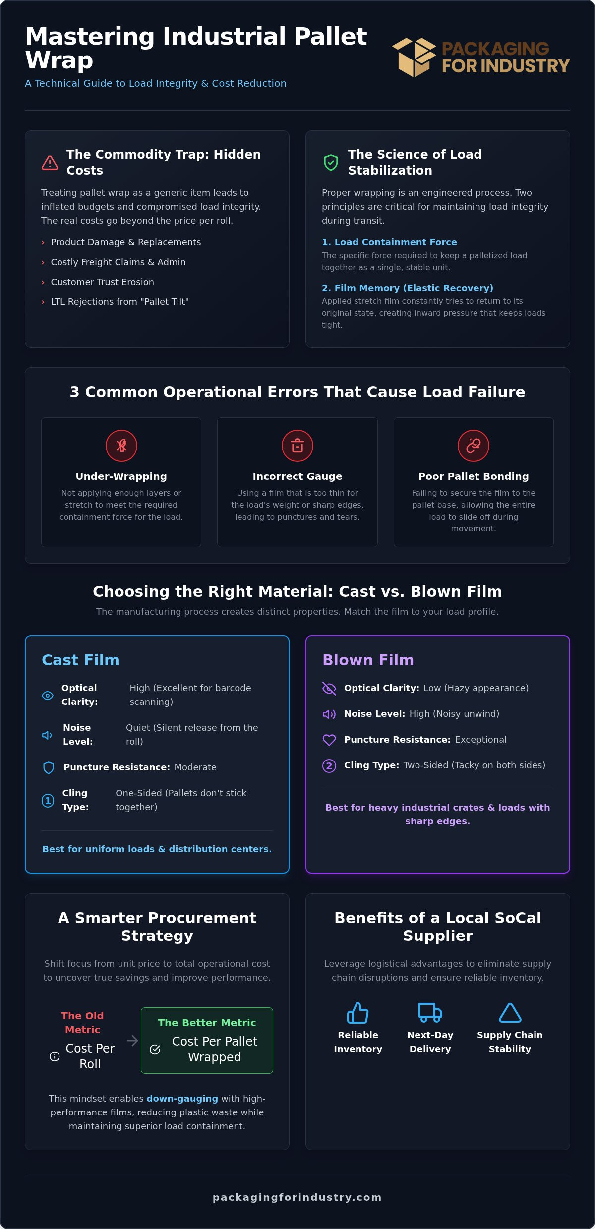 Industrial Pallet Wrap: The Professional’s Guide to Load Stabilization and Cost Control
