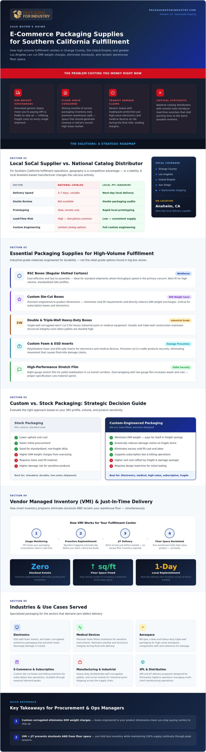 2026 SoCal E-commerce Packaging Buying Guide