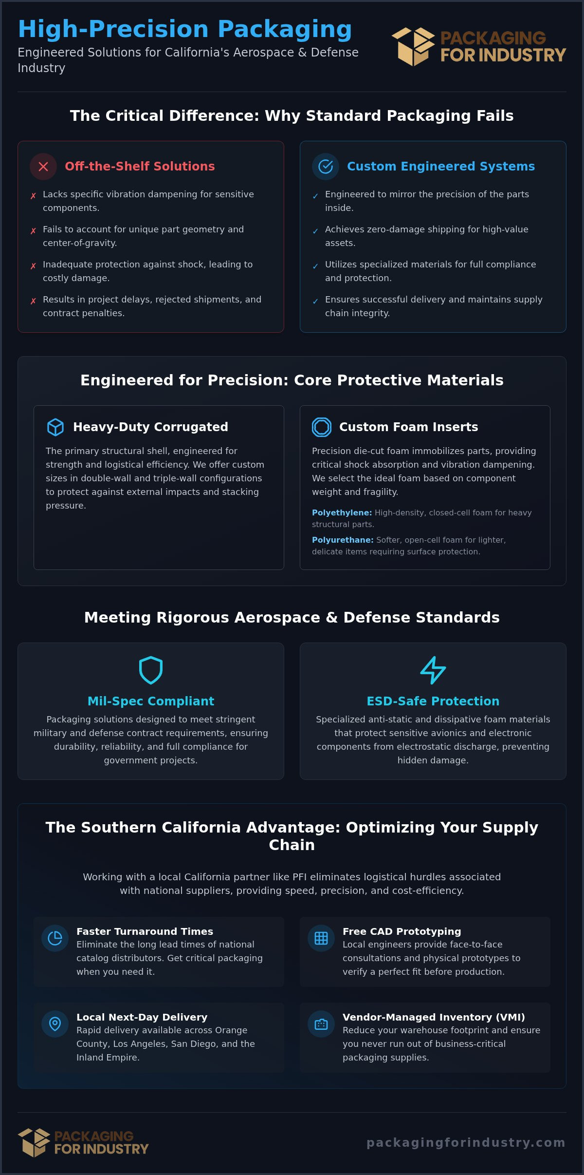 Aerospace Parts Packaging in California: Buying Guide