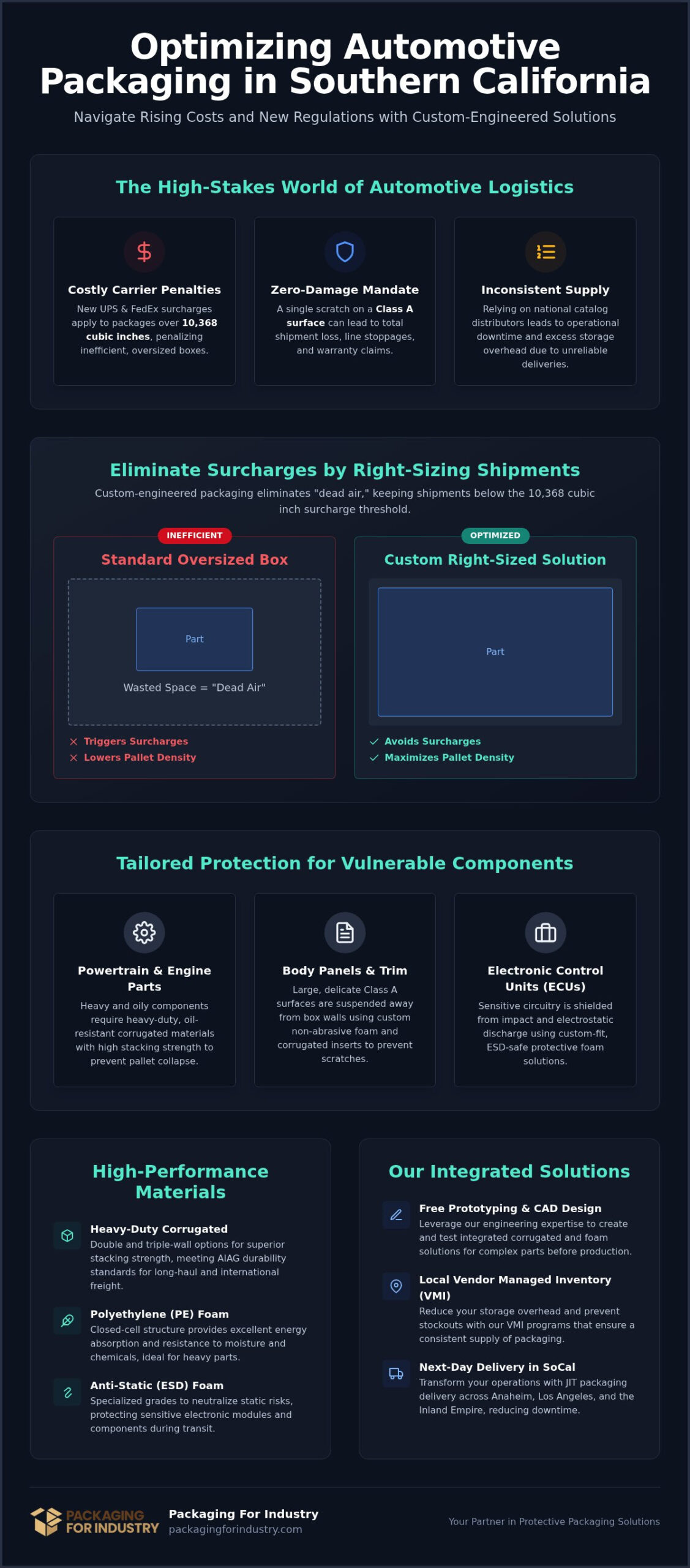 Auto Parts Protective Packaging: Southern California Guide
