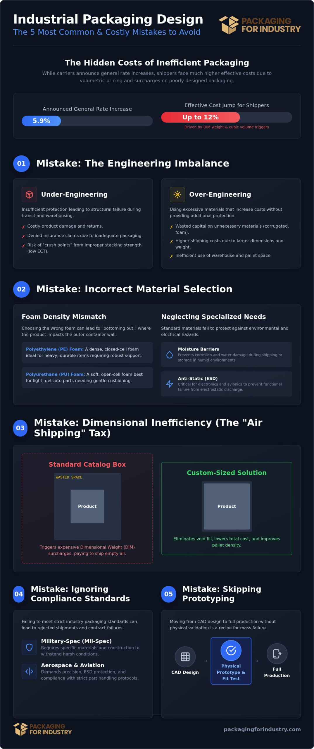 Common Industrial Packaging Design Mistakes to Avoid in 2026
