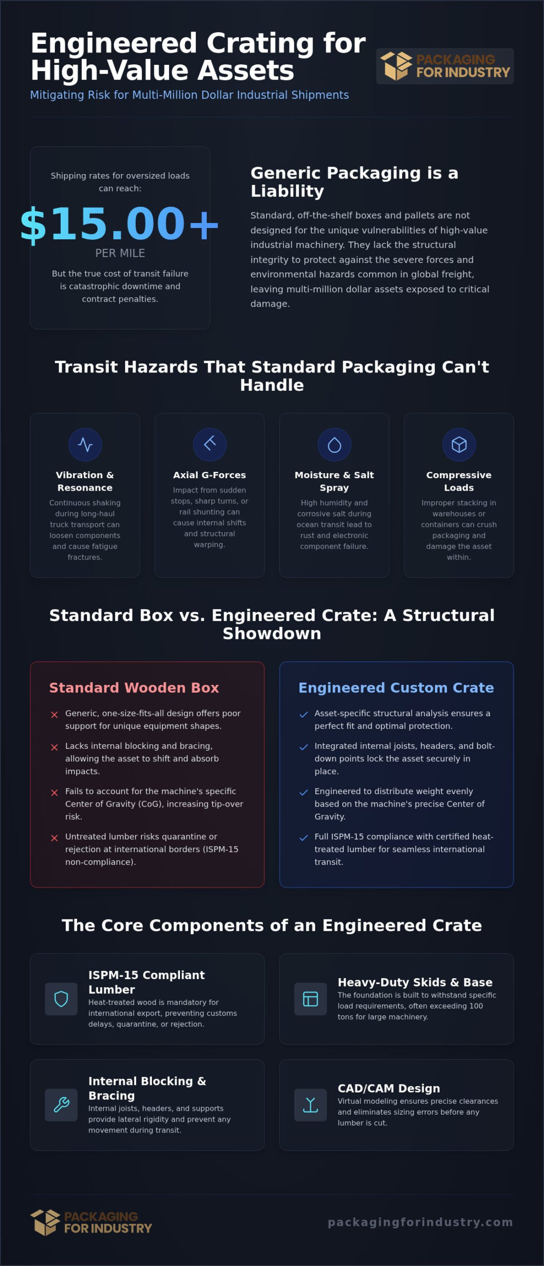Custom Crates for Heavy Machinery in Anaheim: Engineered Industrial Protection