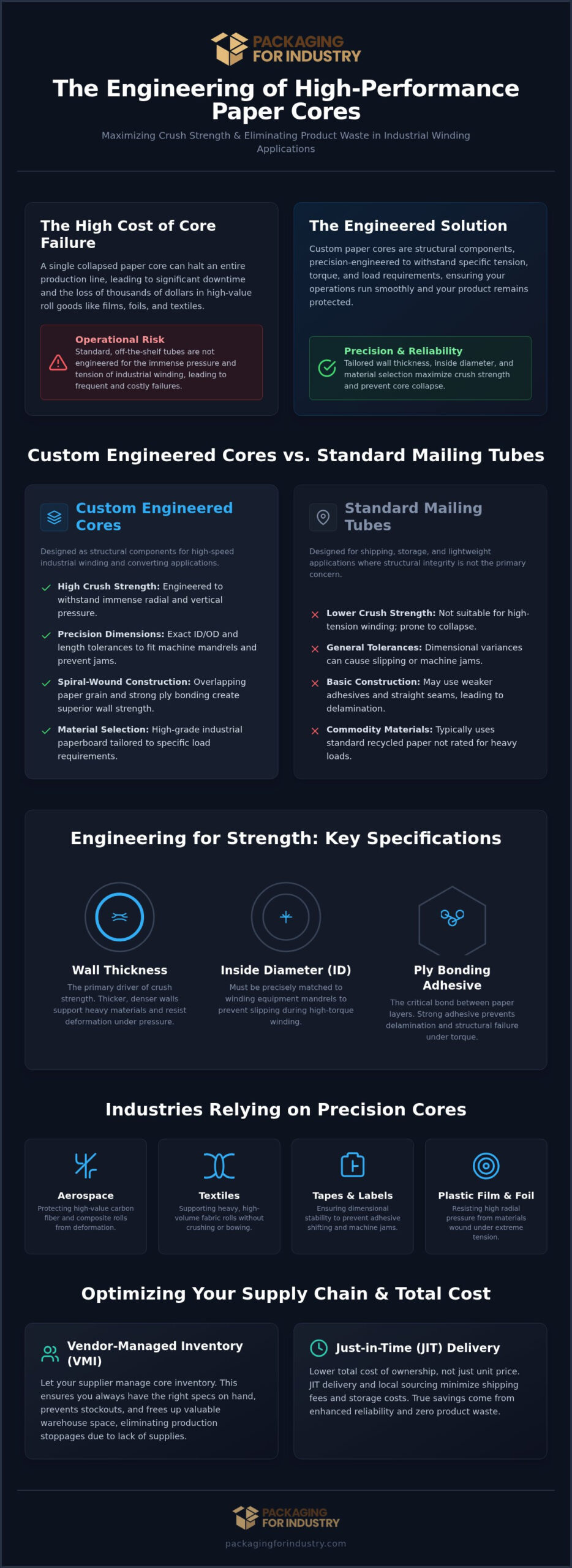 Custom Paper Cores: High-Strength Industrial Solutions