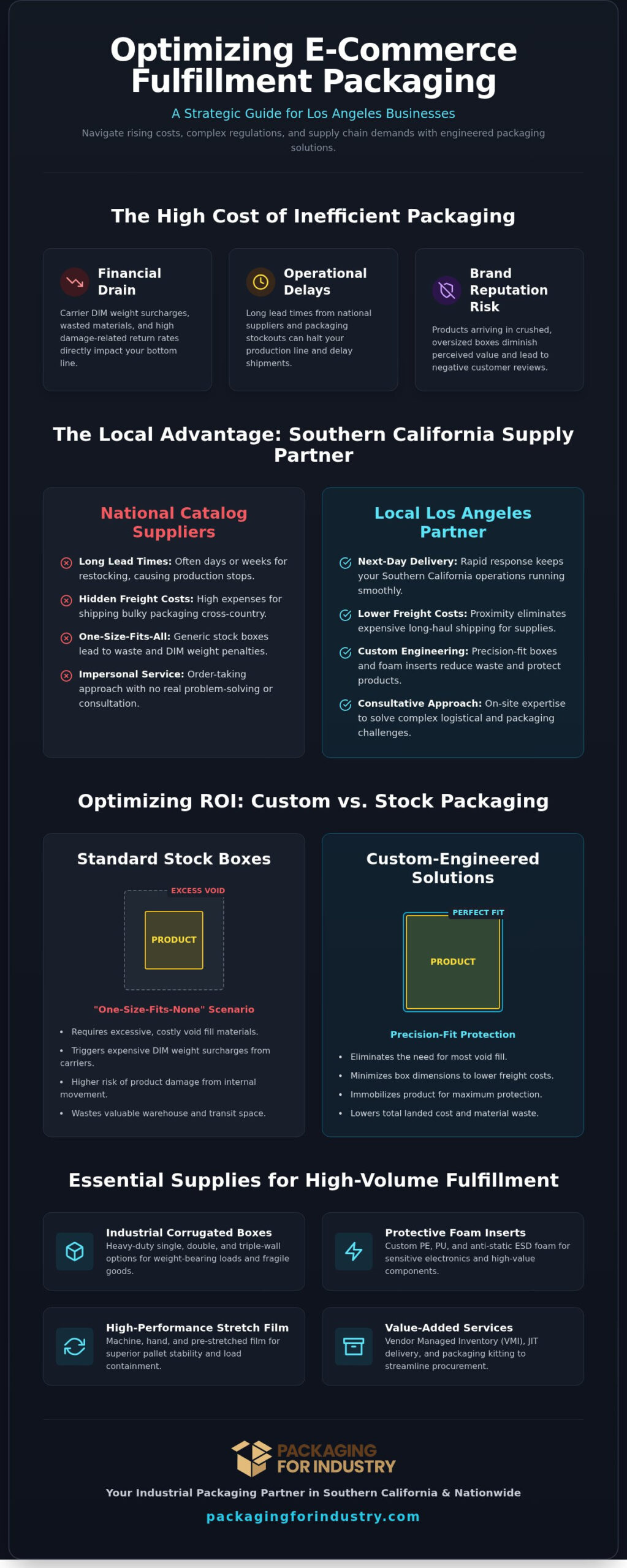 E-commerce Fulfillment Packaging Supply House in Los Angeles: A 2026 Resource Guide