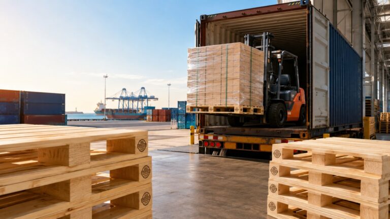Heat Treated Pallets for International Shipping in SoCal
