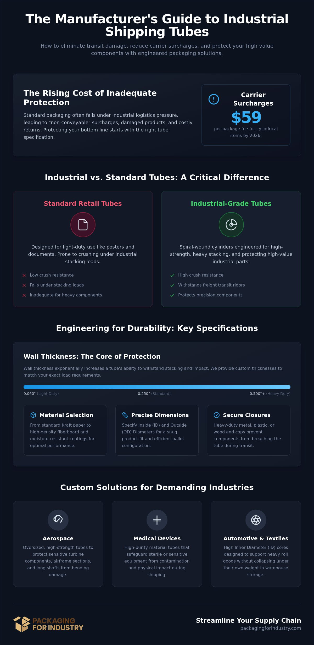 Heavy-Duty Shipping Tubes: The Manufacturer’s Guide