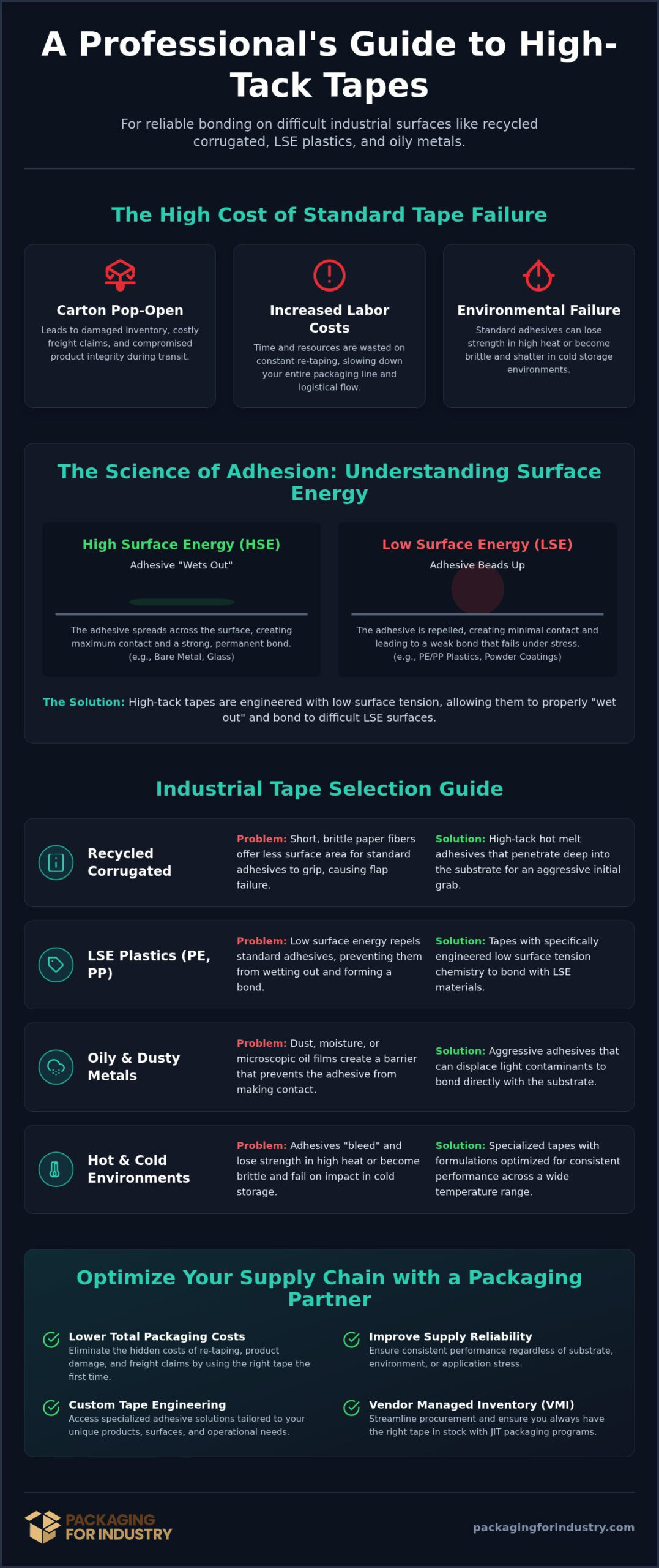 High-Tack Tapes for Difficult Surfaces: Industrial Guide