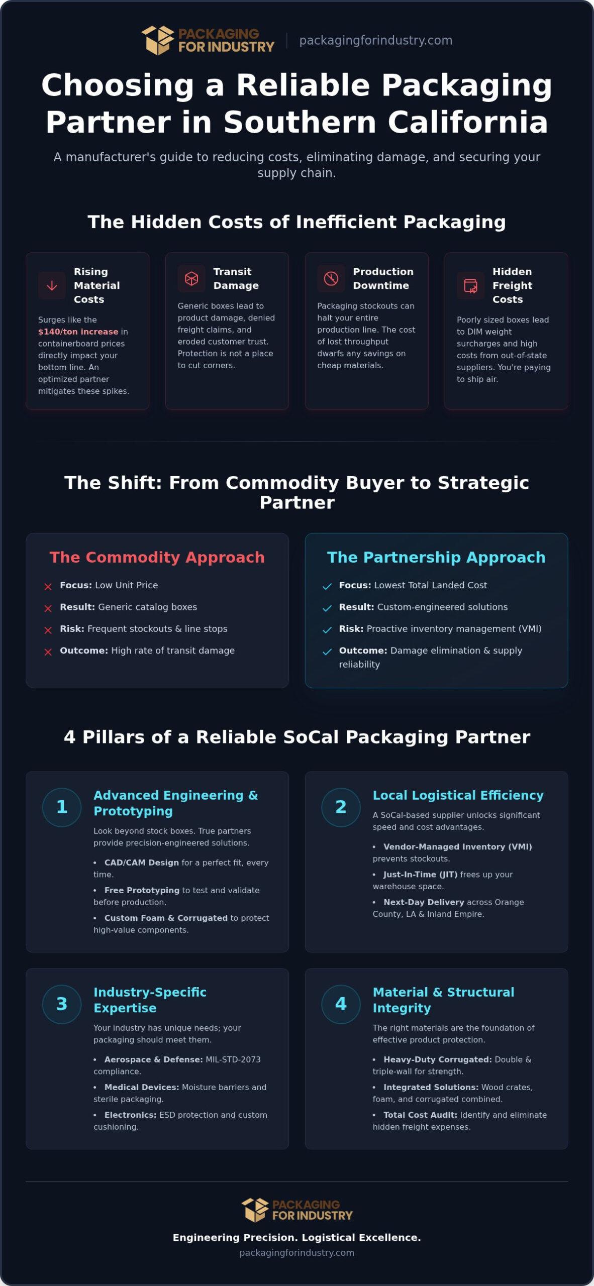 How to Choose a Reliable Packaging Partner in Southern California: A 2026 Buyer’s Guide
