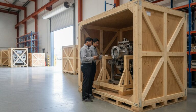 How to Properly Block and Brace Equipment in Wood Crates for Safe Shipping