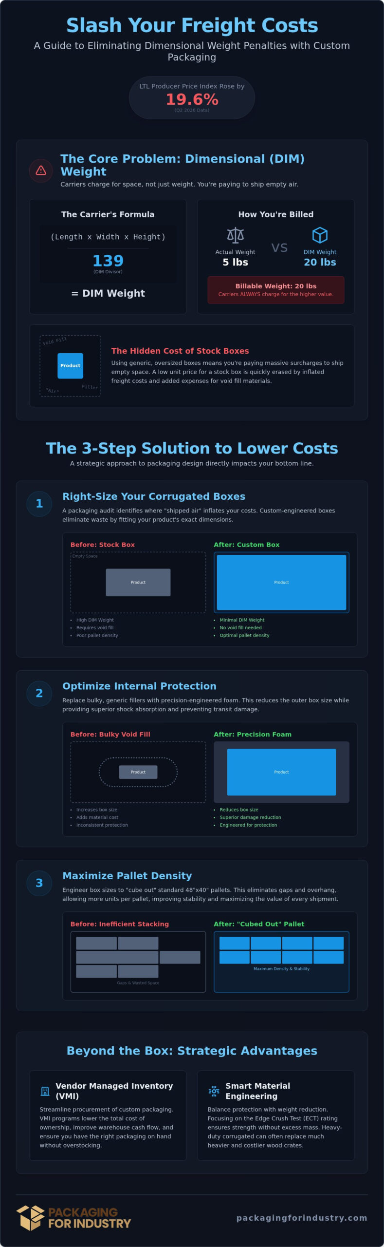 How to Reduce Freight Costs with Custom Packaging: An Industrial Guide