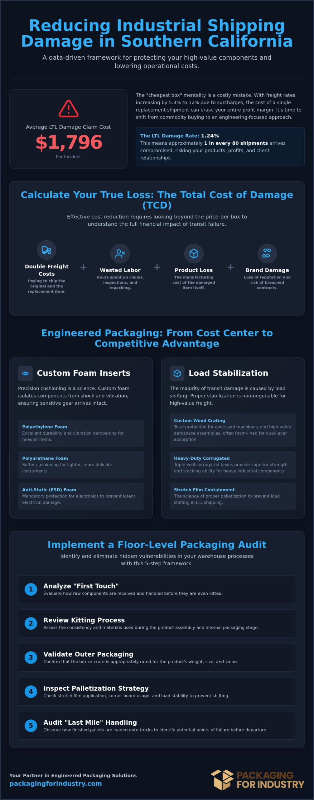 How to Reduce Shipping Damage Costs in Southern California: A 2026 Industrial Guide