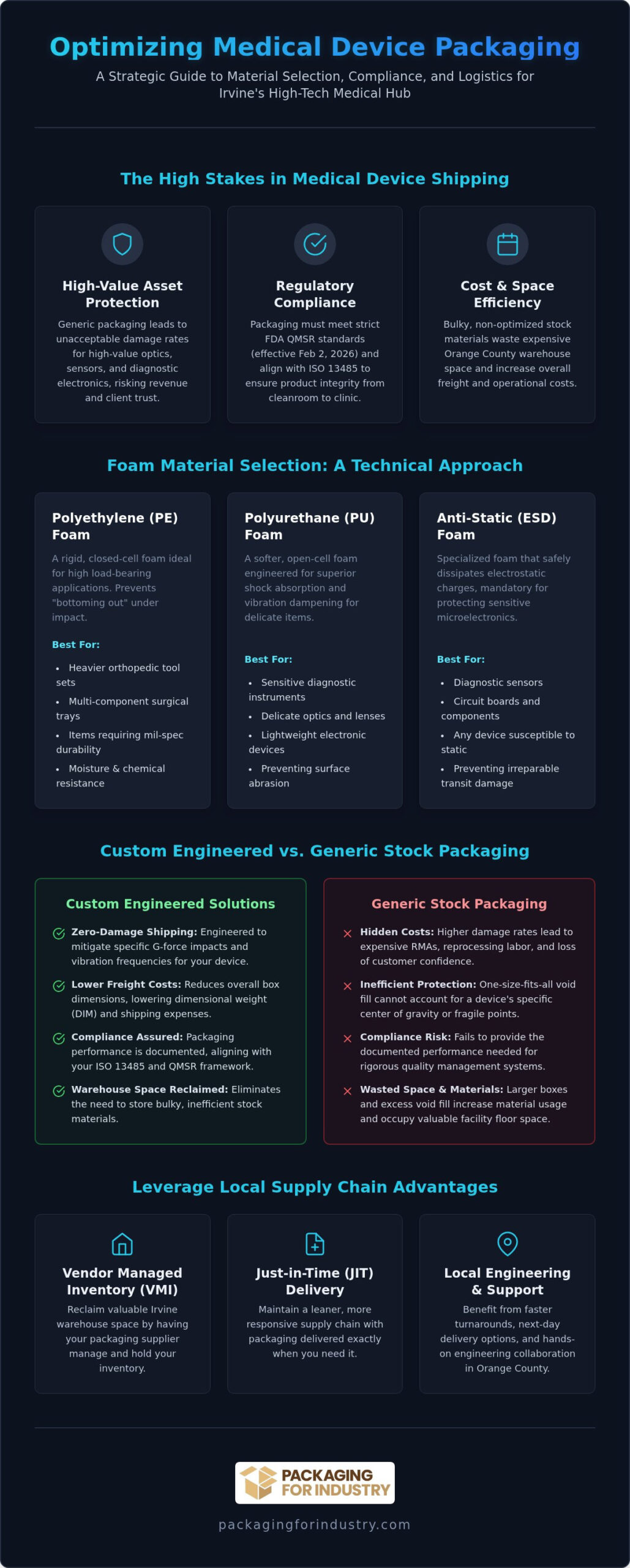 Irvine Medical Device Foam Packaging: Buyer's Guide