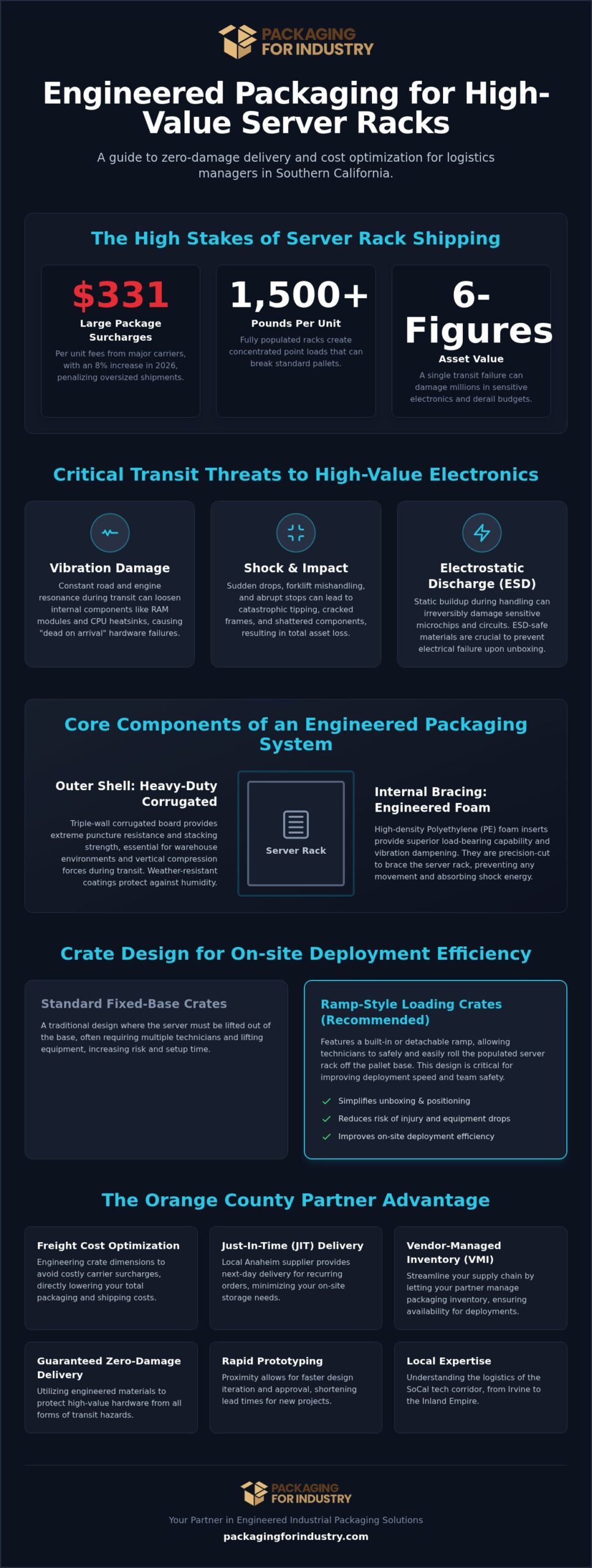 Orange County Server Rack Shipping: Custom Packaging Guide