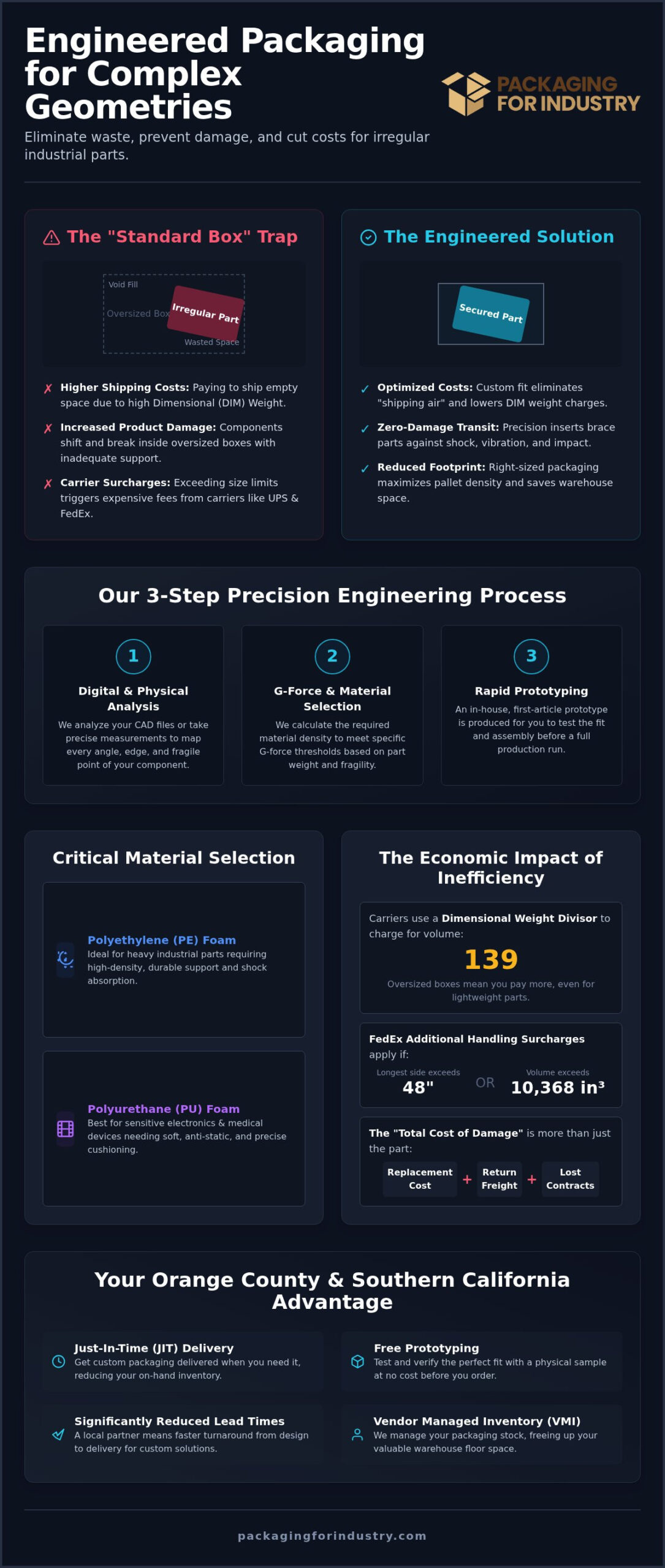 Packaging Design for Complex Geometries in Anaheim
