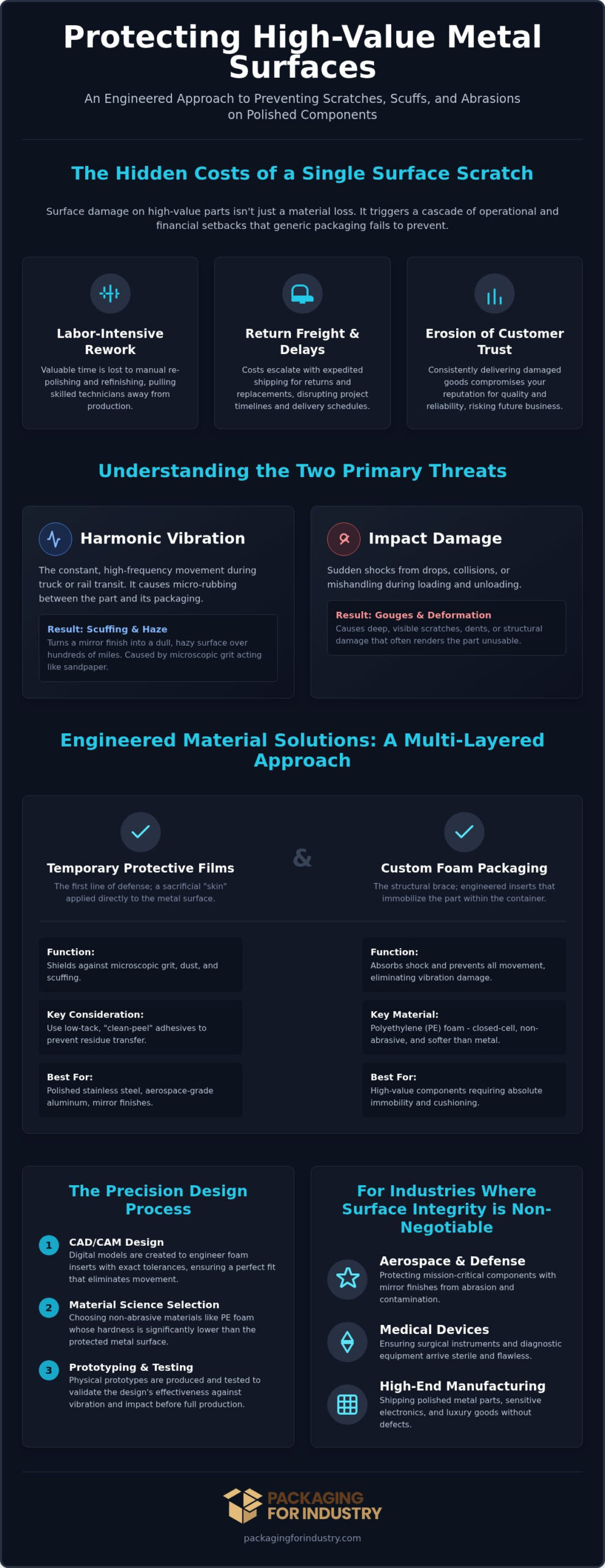 Packaging Design to Prevent Surface Scratching on Polished Metals: A Manufacturer’s Guide