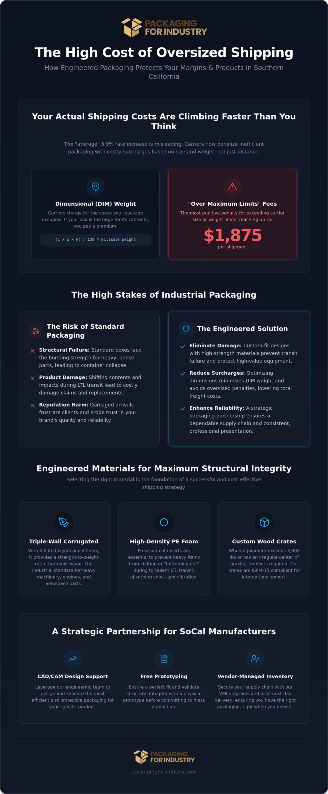Southern California Heavy & Oversized Packaging Guide