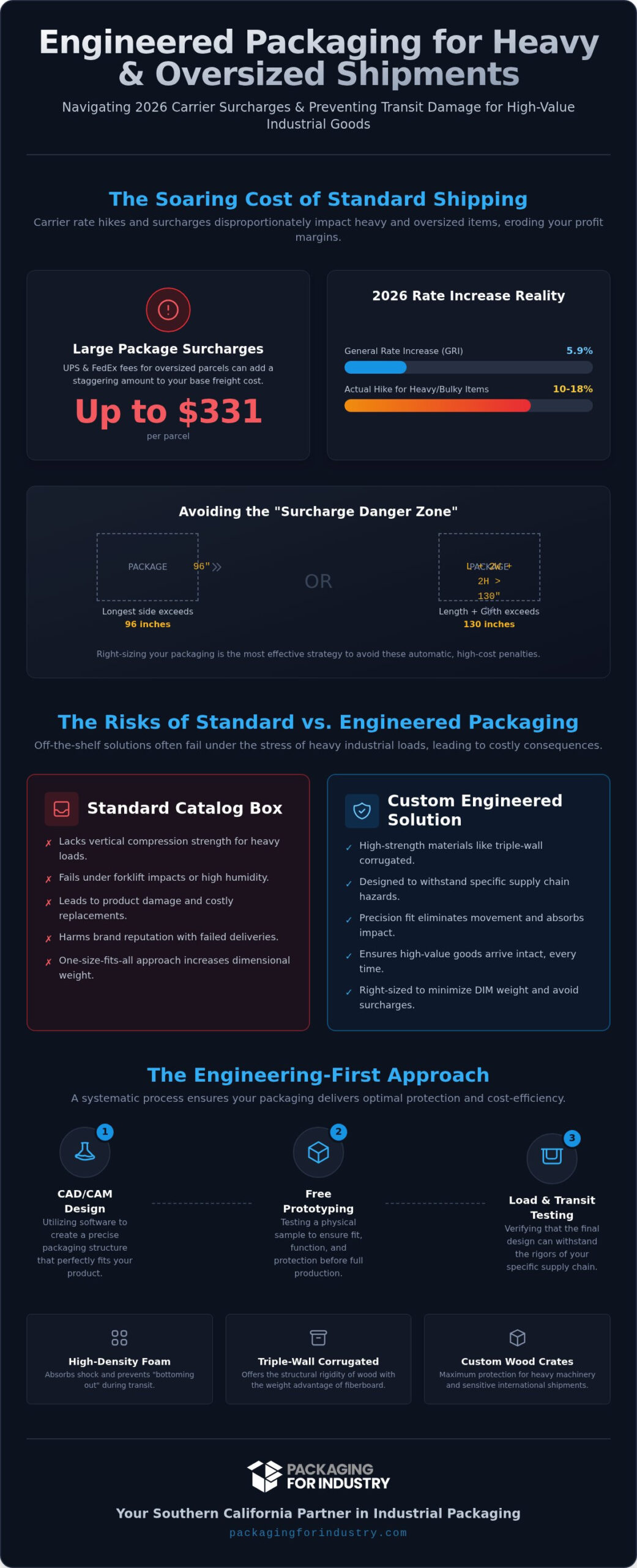 Southern California Heavy & Oversized Packaging Guide