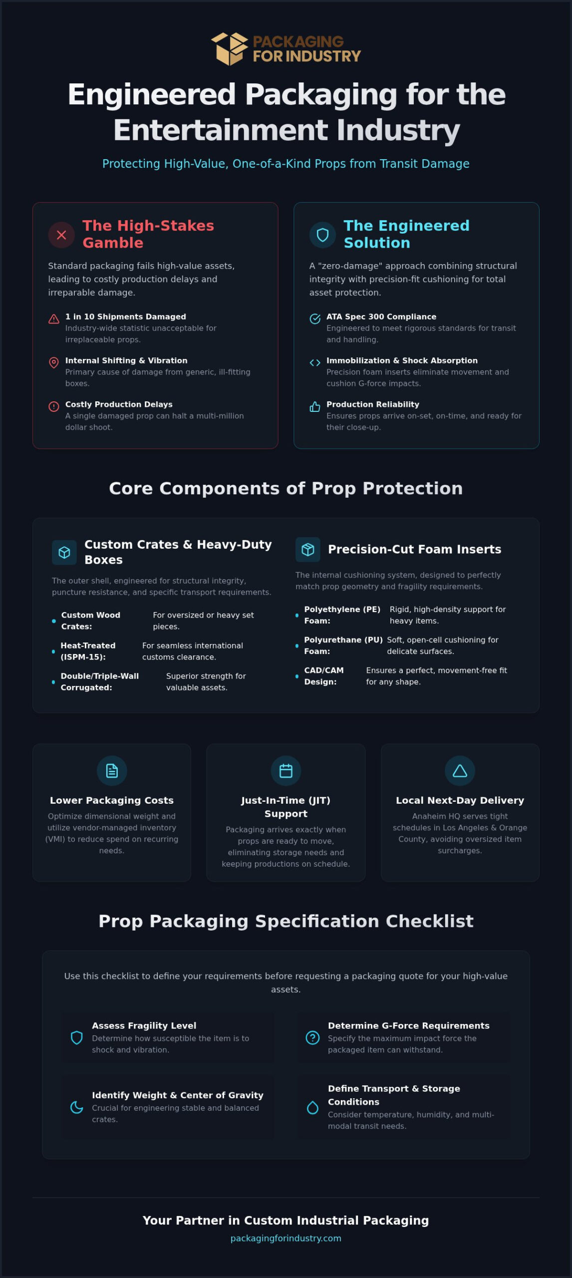 Custom Packaging for Props: Hollywood’s Protection Guide