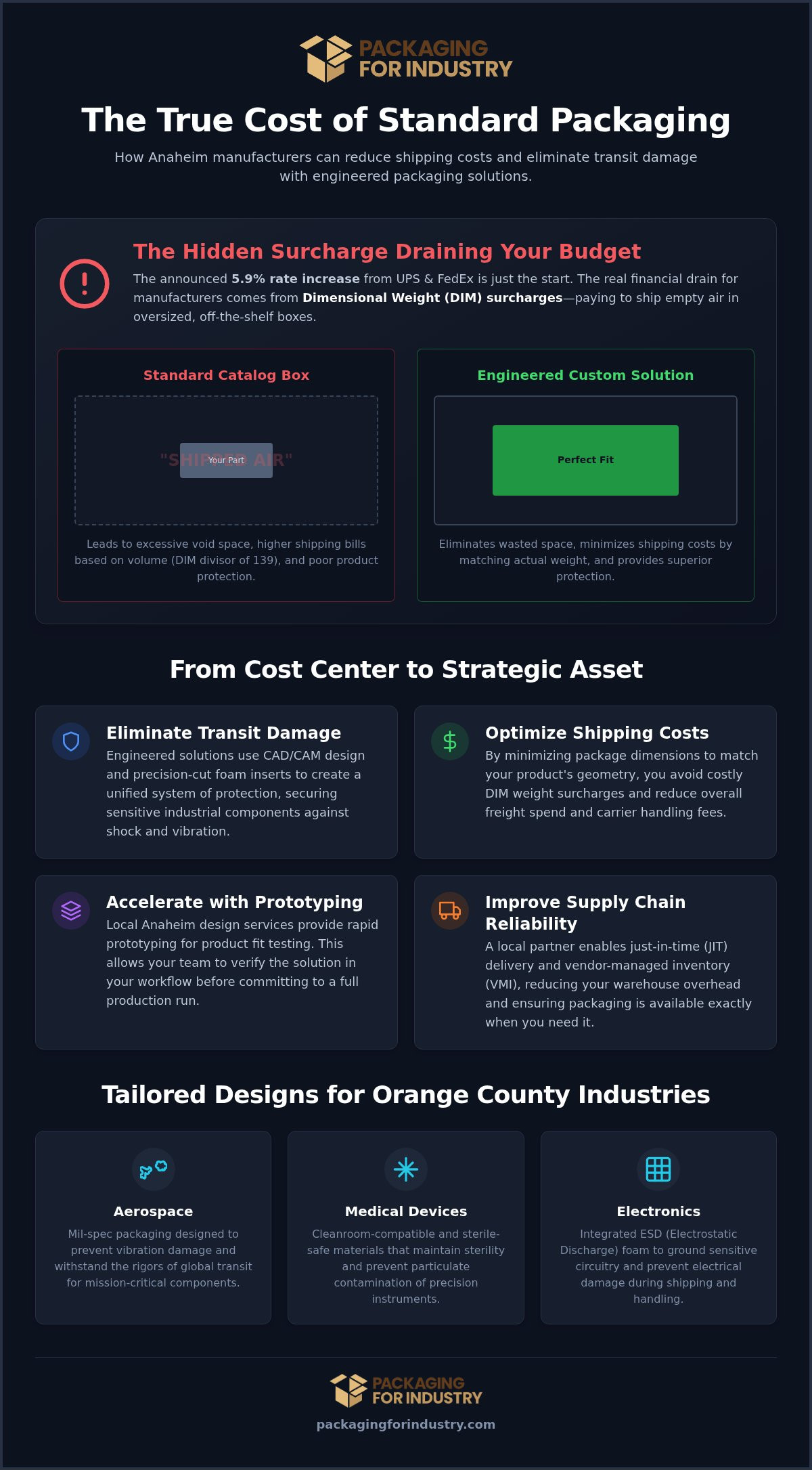 Custom Packaging Design Services in Anaheim: An Industrial Buying Guide