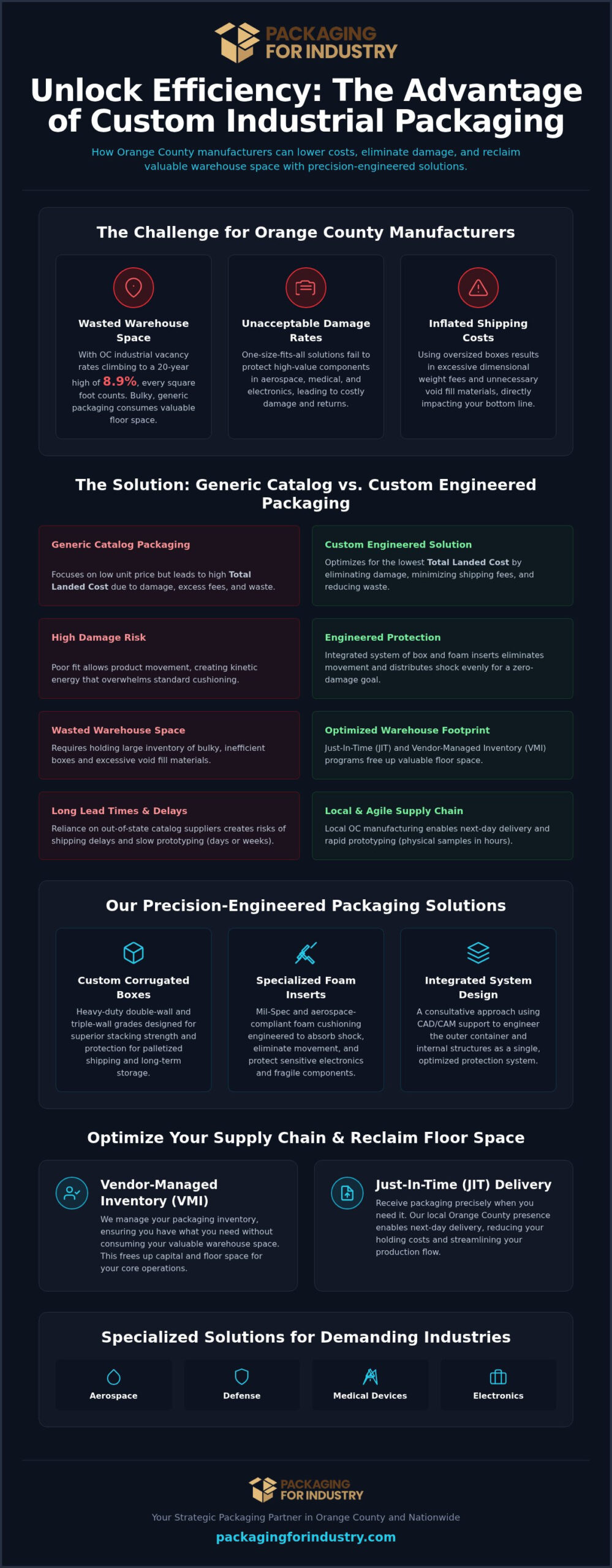 Custom Packaging Manufacturer Orange County | Expert Service