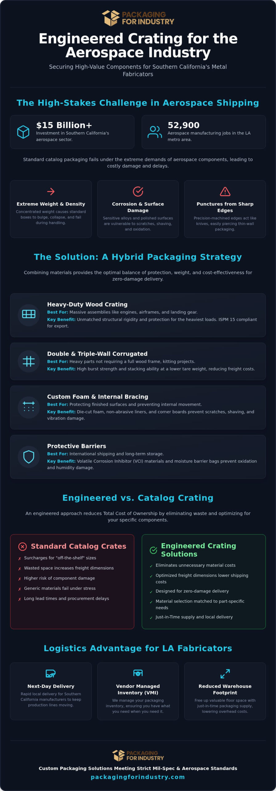 Aerospace Crating Solutions in Los Angeles: A Metal Fabricator’s Buying Guide