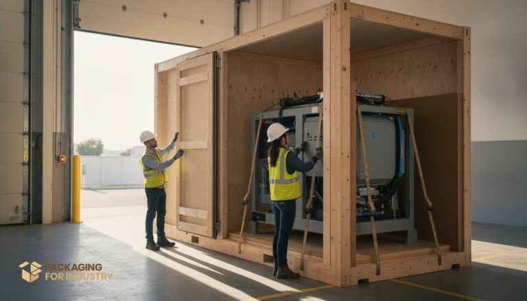 Custom Crates for Long Beach Heavy Equipment Shipping