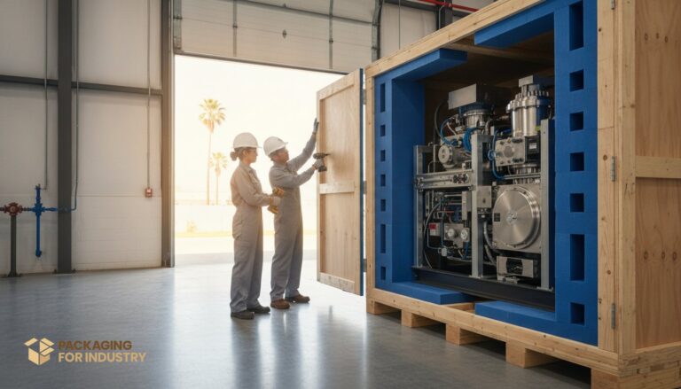 Custom Crates for Power Generation Equipment Shipping