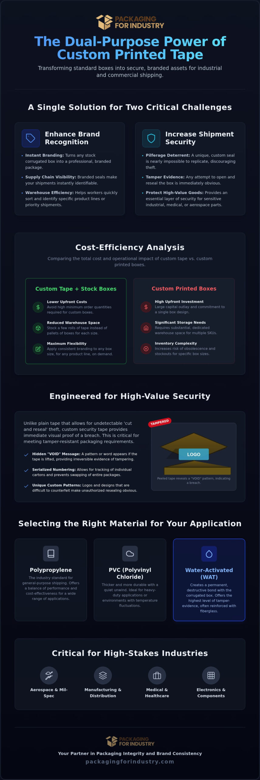 Custom Printed Tape for Branding and Security Guide