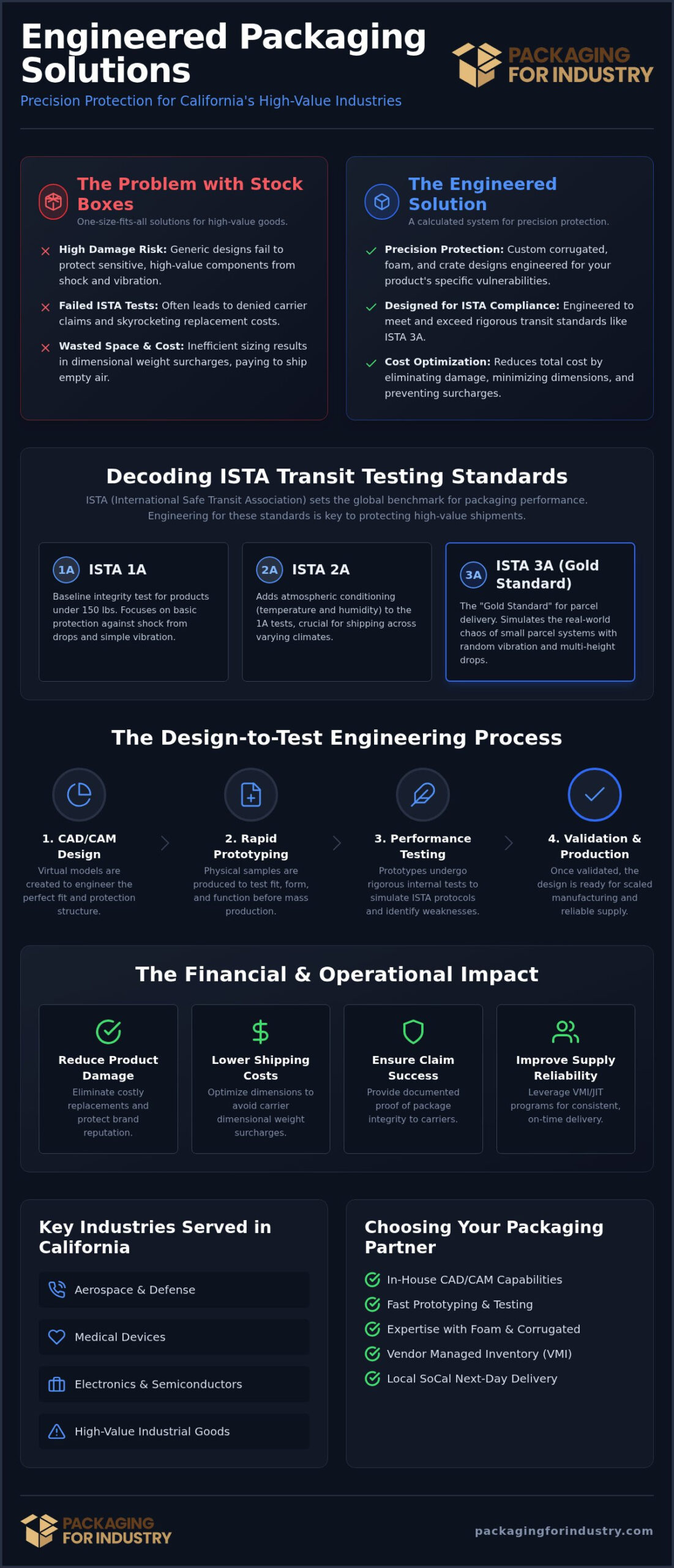 Engineered Packaging Solutions in California: A Guide to ISTA-Ready Design